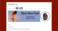 Desktop Screenshot of blackmesatrust.org